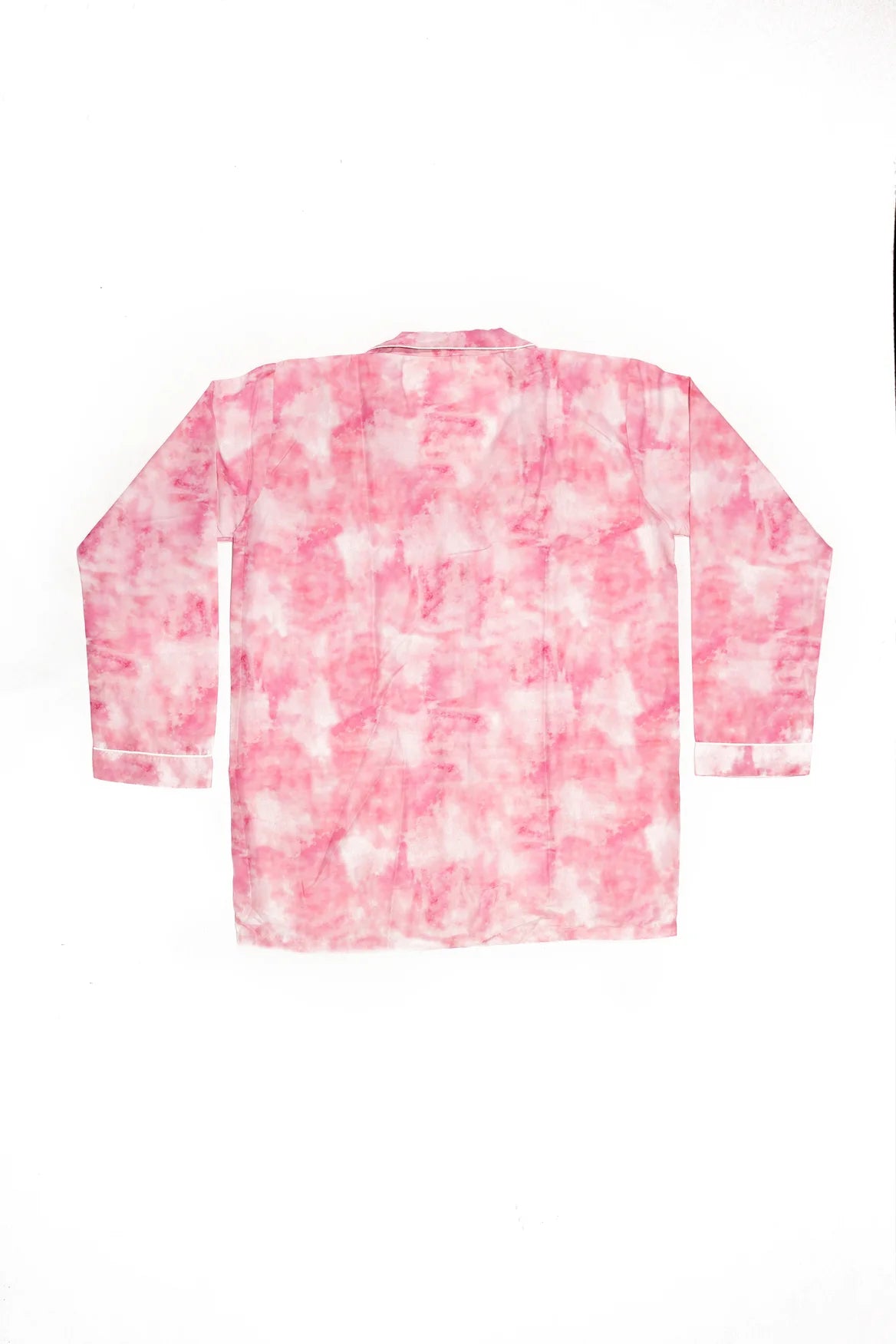 Pink Tie-Dye Sleepsuit for Women