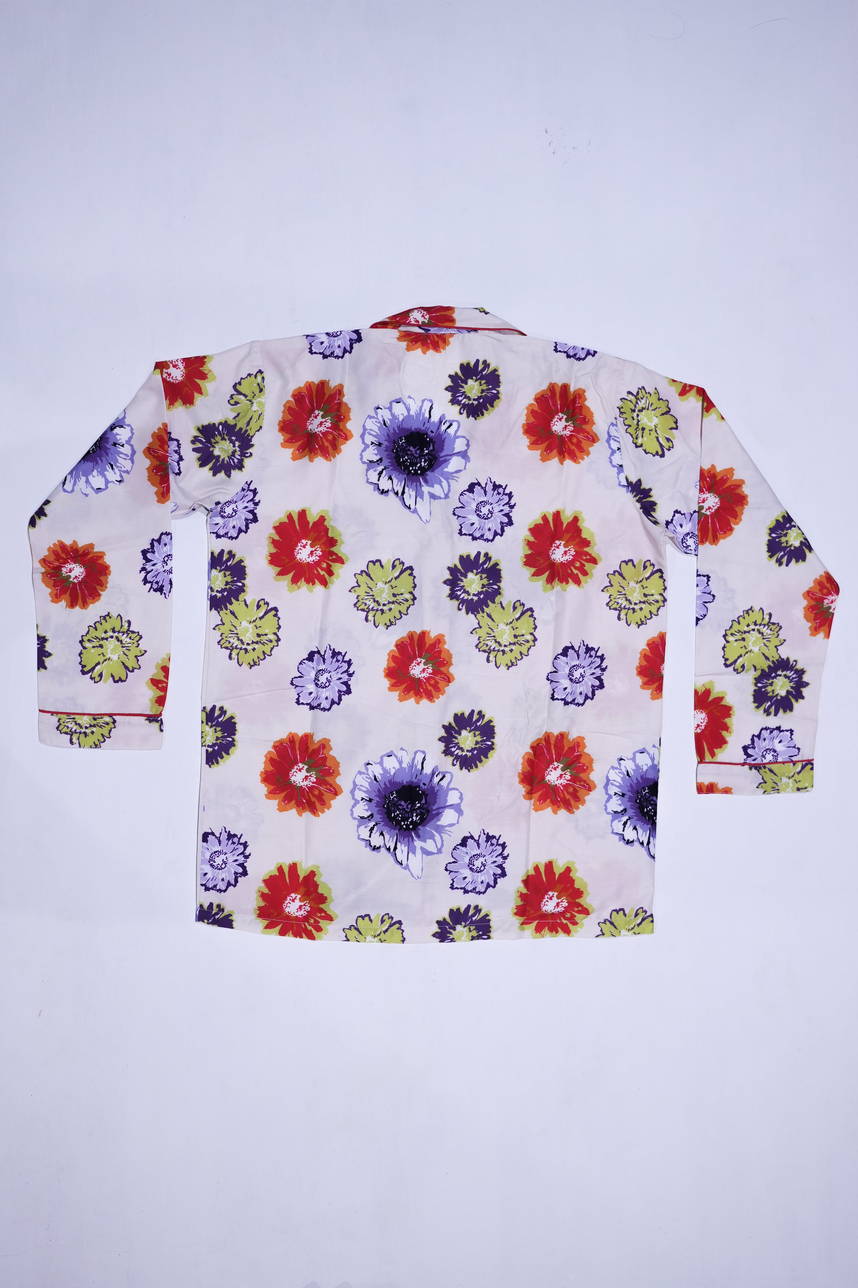 Multi Color Floral Sleep Suit for Women