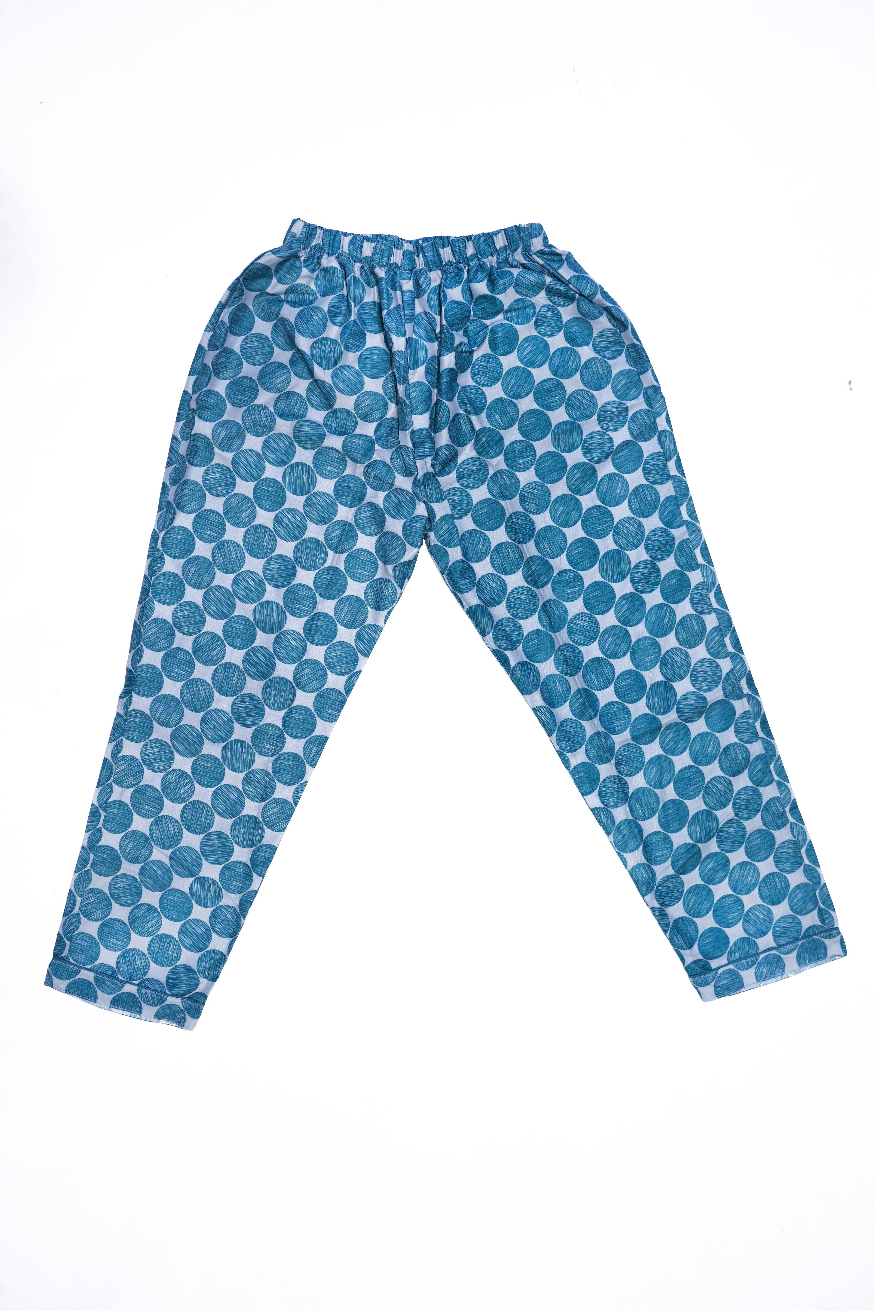 Blue Dots Sleepsuit For Women