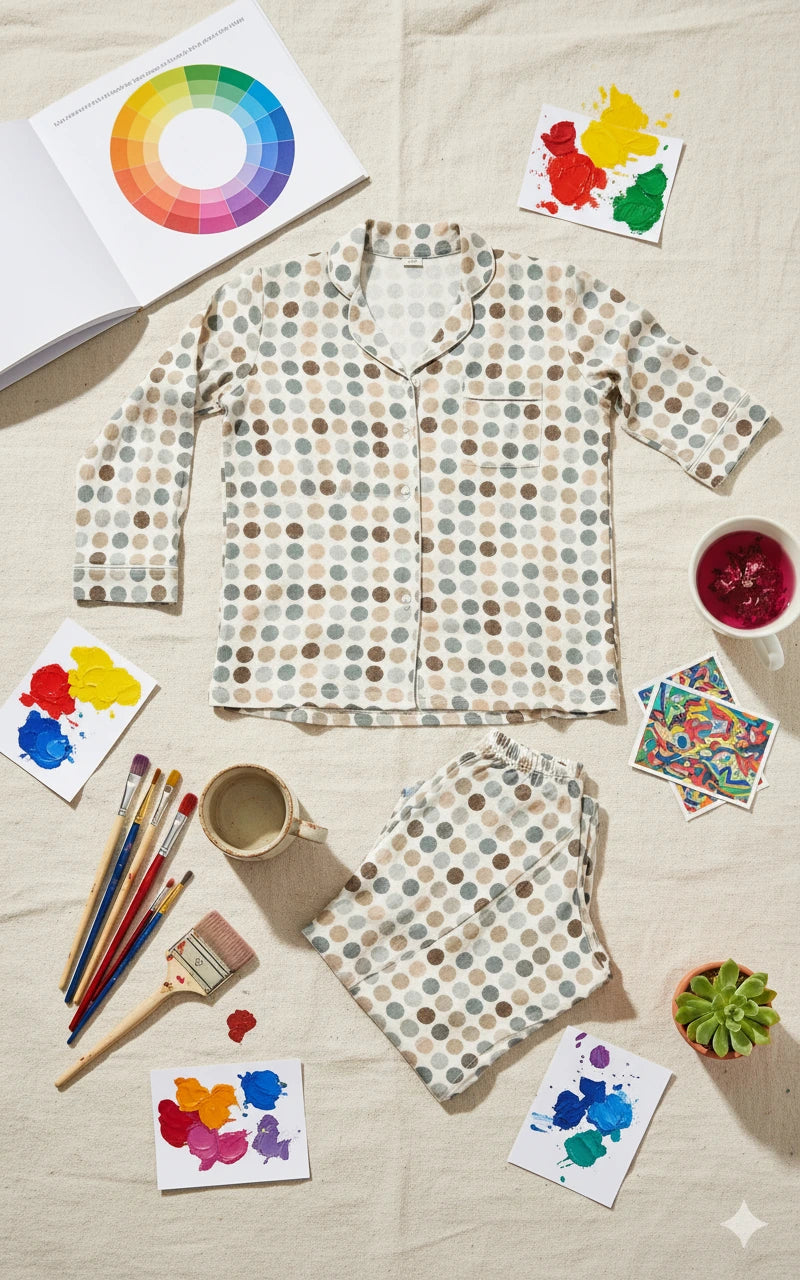 Multi-Color Dots Sleep Suit